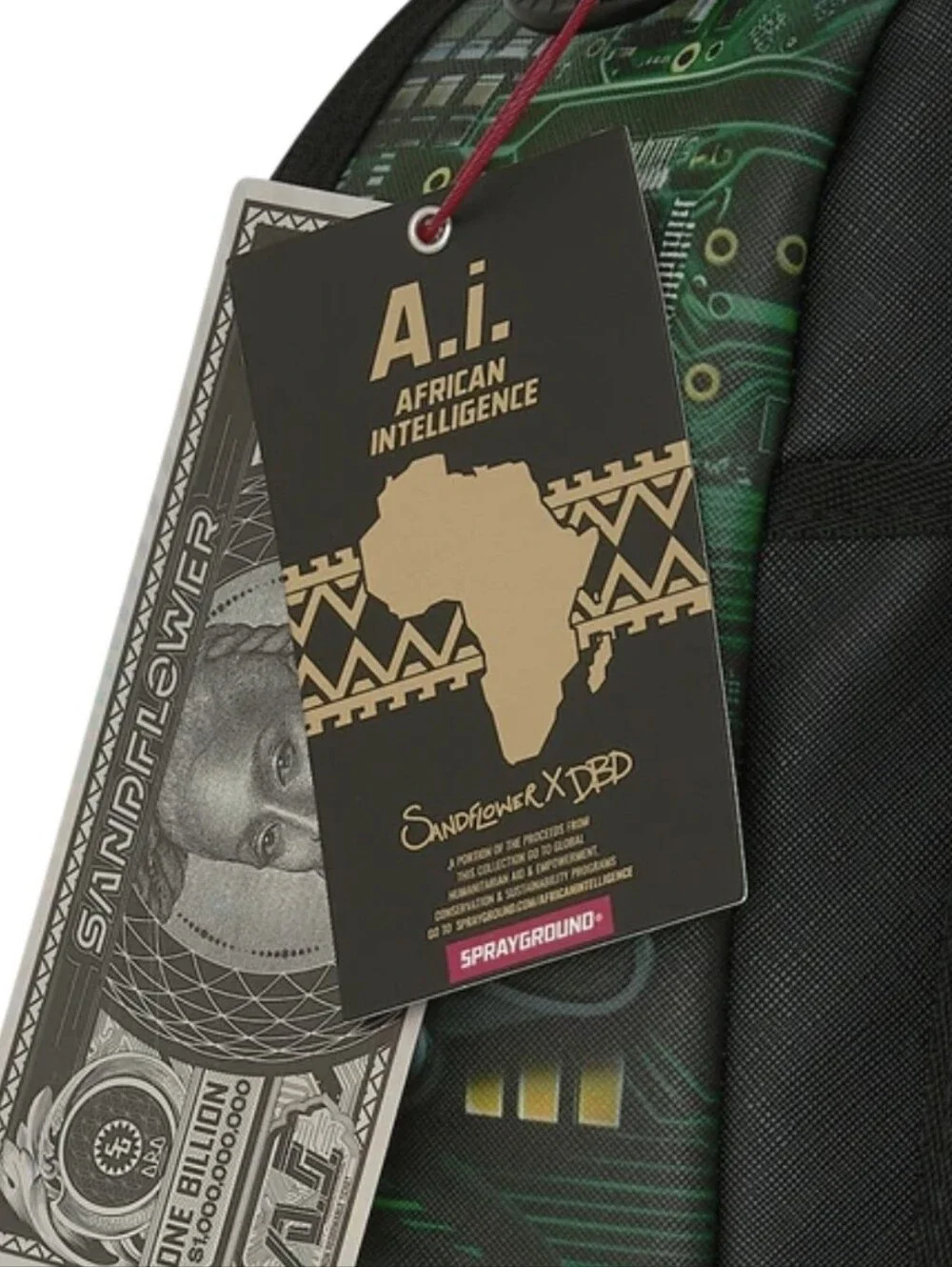 Sprayground A.I. African Intelligence Rewired & Inspired Backpack